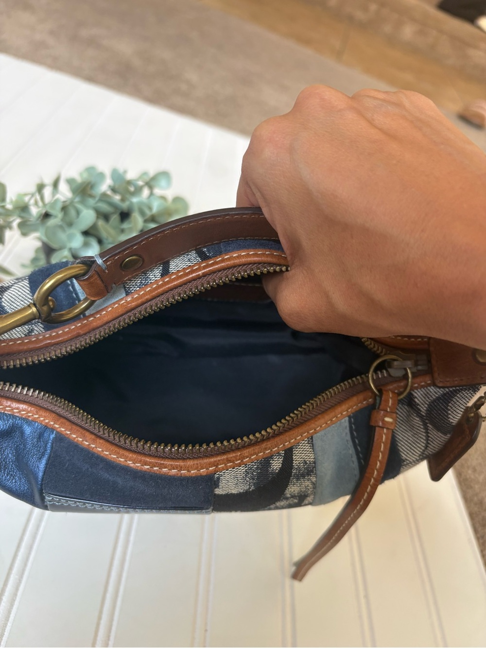Coach denim patchwork - Picture 8 of 9